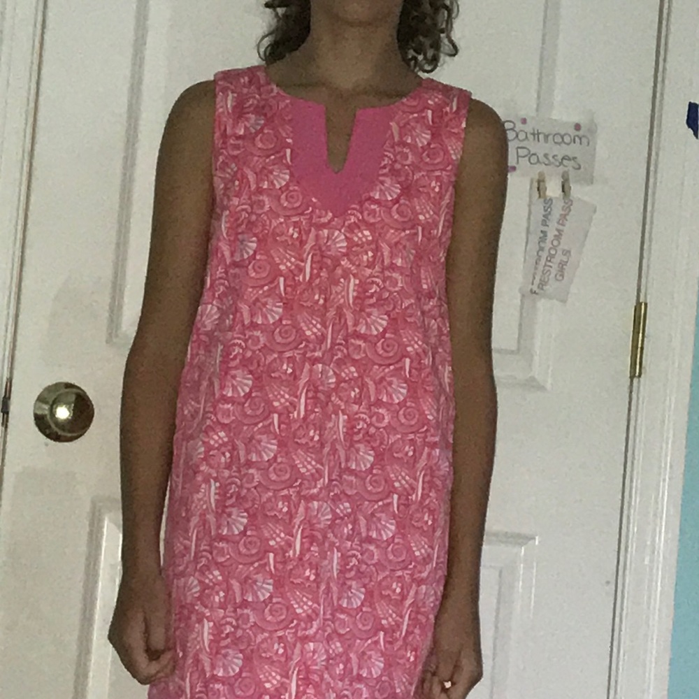 vineyard vines pink dress